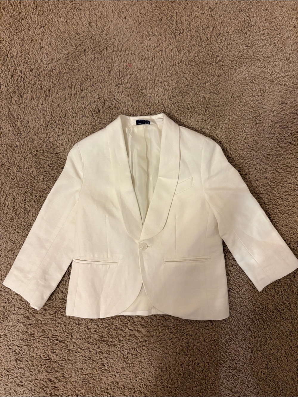 Rachel Zoe x Janie and Jack Toddler Holiday Dinner Jacket 2T Cream